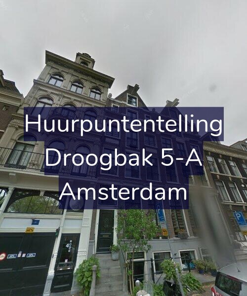 Foto gevel Huurpuntentelling voor Droogbak 5-A, Amsterdam