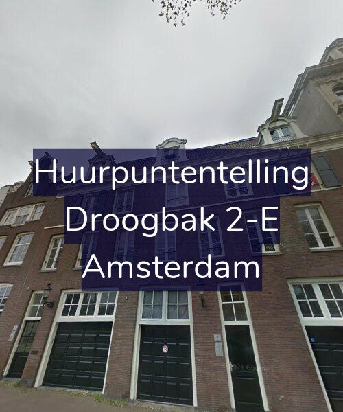 Foto gevel Huurpuntentelling voor Droogbak 2-E, Amsterdam