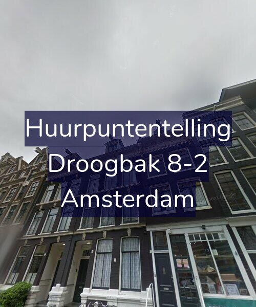 Foto gevel Huurpuntentelling voor Droogbak 8-2, Amsterdam