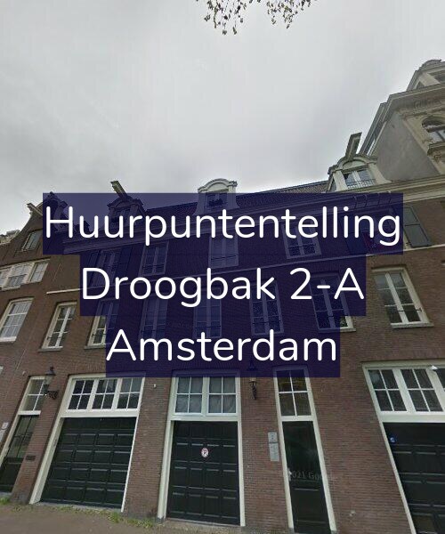 Foto gevel Huurpuntentelling voor Droogbak 2-A, Amsterdam