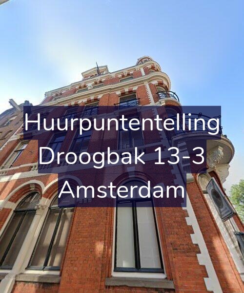 Foto gevel Huurpuntentelling voor Droogbak 13-3, Amsterdam