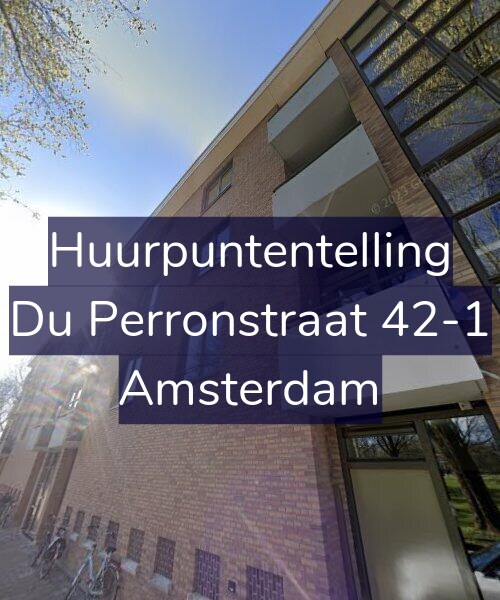 Foto gevel Huurpuntentelling voor Du Perronstraat 42-1, Amsterdam
