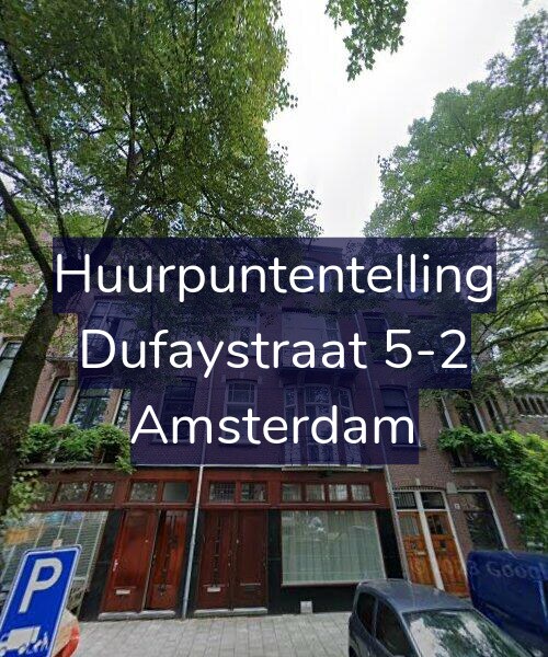 Foto gevel Huurpuntentelling voor Dufaystraat 5-2, Amsterdam