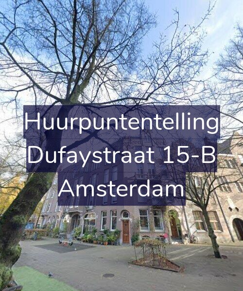 Foto gevel Huurpuntentelling voor Dufaystraat 15-B, Amsterdam