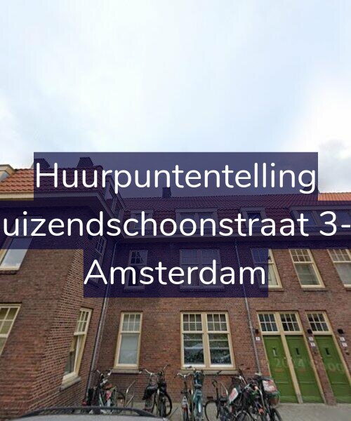 Foto gevel Huurpuntentelling voor Duizendschoonstraat 3-1, Amsterdam