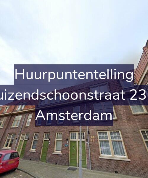 Foto gevel Huurpuntentelling voor Duizendschoonstraat 23-B, Amsterdam