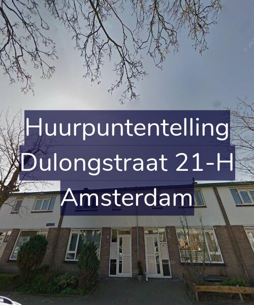 Foto gevel Huurpuntentelling voor Dulongstraat 21-H, Amsterdam
