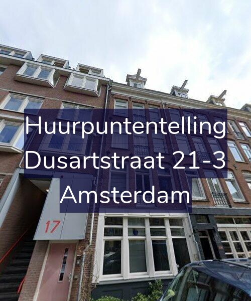 Foto gevel Huurpuntentelling voor Dusartstraat 21-3, Amsterdam