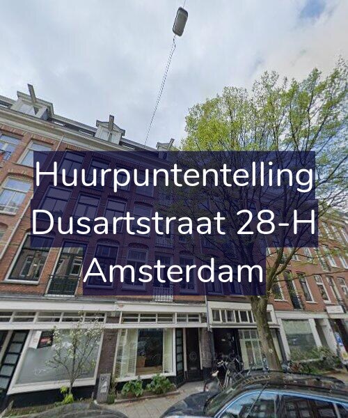 Foto gevel Huurpuntentelling voor Dusartstraat 28-H, Amsterdam