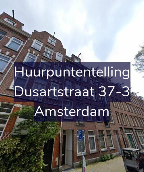 Foto gevel Huurpuntentelling voor Dusartstraat 37-3, Amsterdam