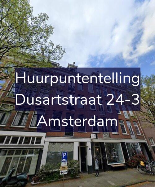 Foto gevel Huurpuntentelling voor Dusartstraat 24-3, Amsterdam