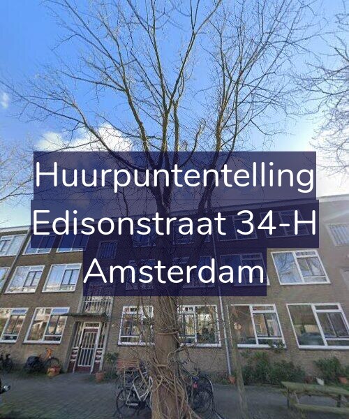 Foto gevel Huurpuntentelling voor Edisonstraat 34-H, Amsterdam