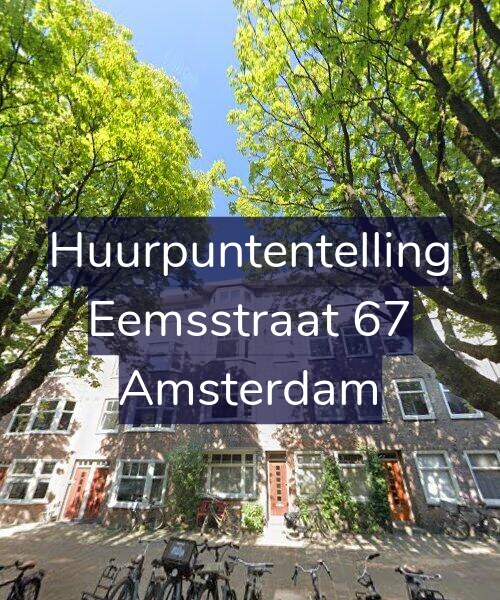 Foto gevel Huurpuntentelling voor Eemsstraat 67, Amsterdam