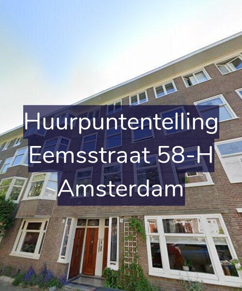 Foto gevel Huurpuntentelling voor Eemsstraat 58-H, Amsterdam