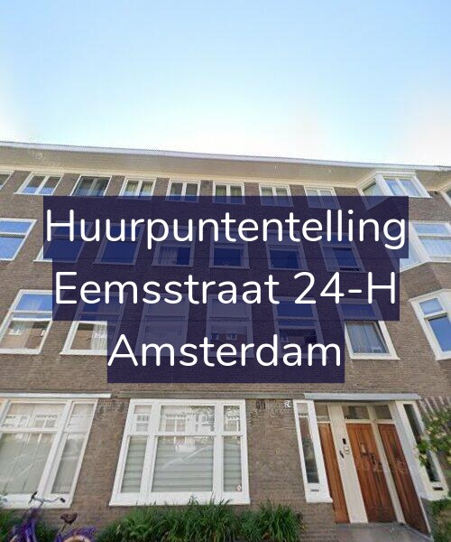Foto gevel Huurpuntentelling voor Eemsstraat 24-H, Amsterdam