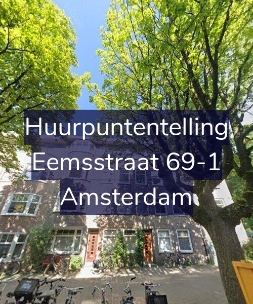 Foto gevel Huurpuntentelling voor Eemsstraat 69-1, Amsterdam
