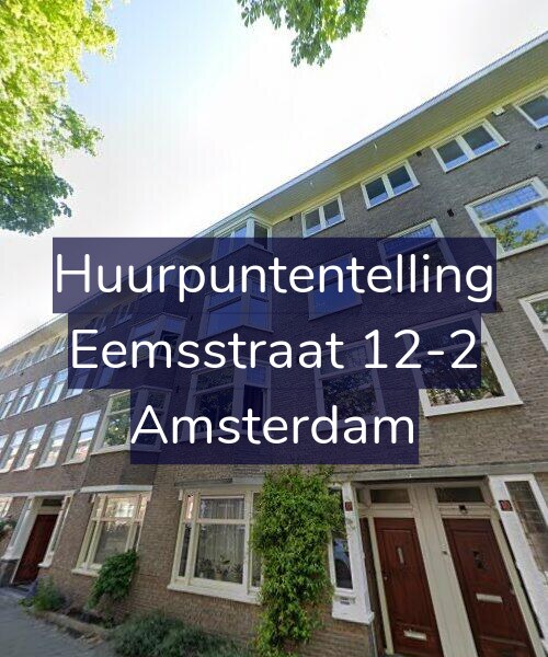 Foto gevel Huurpuntentelling voor Eemsstraat 12-2, Amsterdam