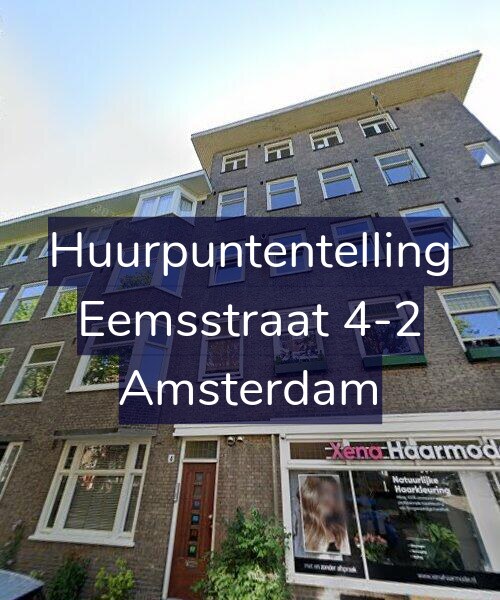 Foto gevel Huurpuntentelling voor Eemsstraat 4-2, Amsterdam