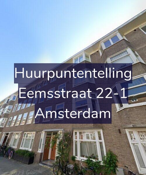 Foto gevel Huurpuntentelling voor Eemsstraat 22-1, Amsterdam