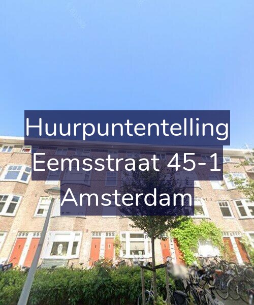 Foto gevel Huurpuntentelling voor Eemsstraat 45-1, Amsterdam