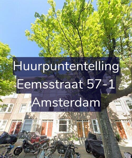 Foto gevel Huurpuntentelling voor Eemsstraat 57-1, Amsterdam