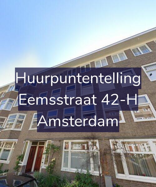 Foto gevel Huurpuntentelling voor Eemsstraat 42-H, Amsterdam