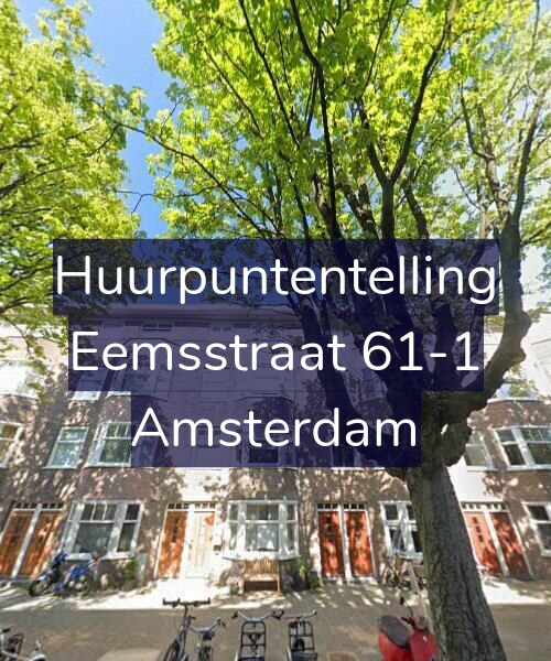Foto gevel Huurpuntentelling voor Eemsstraat 61-1, Amsterdam
