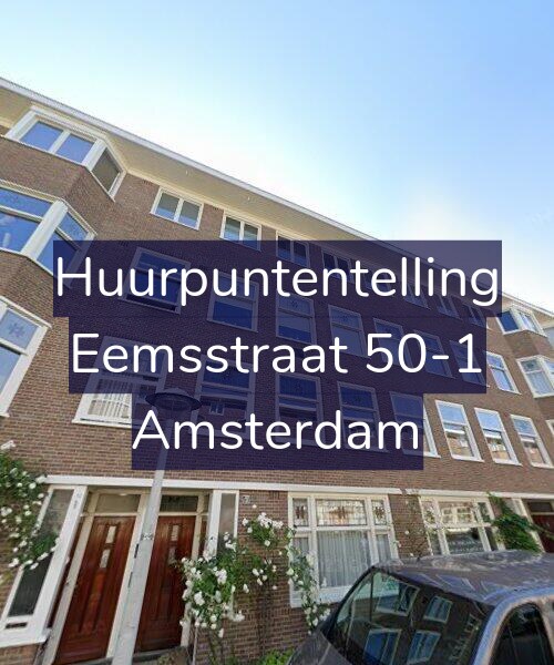 Foto gevel Huurpuntentelling voor Eemsstraat 50-1, Amsterdam