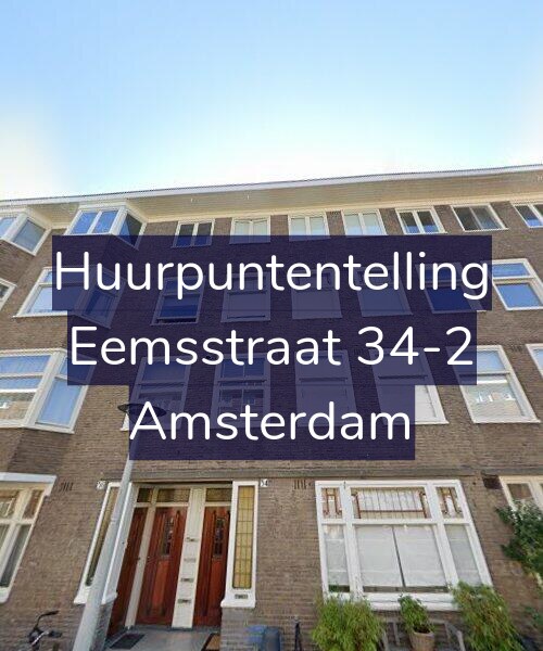 Foto gevel Huurpuntentelling voor Eemsstraat 34-2, Amsterdam