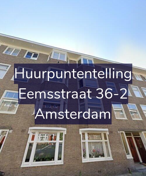 Foto gevel Huurpuntentelling voor Eemsstraat 36-2, Amsterdam