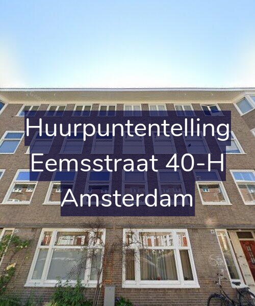 Foto gevel Huurpuntentelling voor Eemsstraat 40-H, Amsterdam