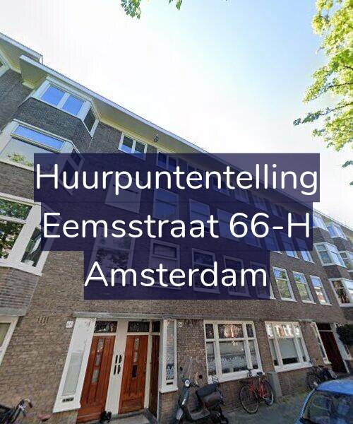 Foto gevel Huurpuntentelling voor Eemsstraat 66-H, Amsterdam