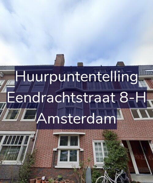 Foto gevel Huurpuntentelling voor Eendrachtstraat 8-H, Amsterdam
