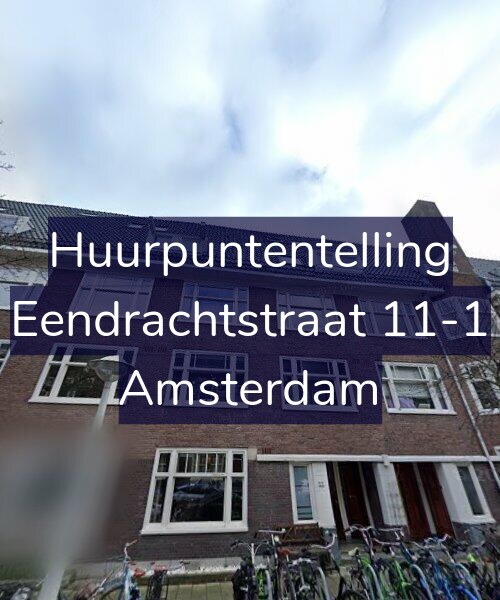 Foto gevel Huurpuntentelling voor Eendrachtstraat 11-1, Amsterdam