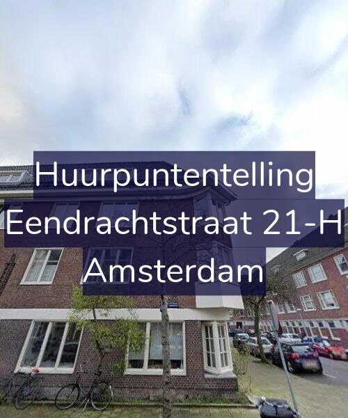 Foto gevel Huurpuntentelling voor Eendrachtstraat 21-H, Amsterdam