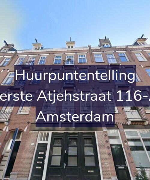 Foto gevel Huurpuntentelling voor Eerste Atjehstraat 116-A, Amsterdam