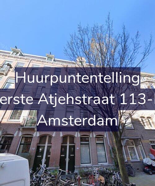 Foto gevel Huurpuntentelling voor Eerste Atjehstraat 113-H, Amsterdam