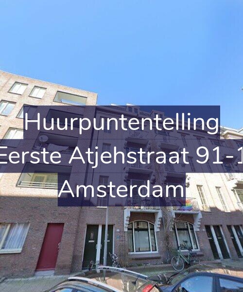 Foto gevel Huurpuntentelling voor Eerste Atjehstraat 91-1, Amsterdam