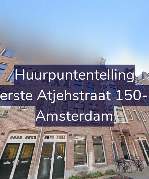 Foto gevel Huurpuntentelling voor Eerste Atjehstraat 150-C, Amsterdam