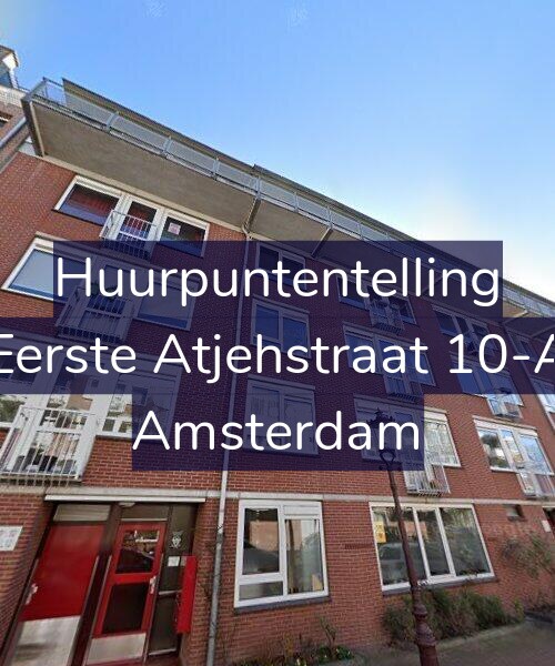Foto gevel Huurpuntentelling voor Eerste Atjehstraat 10-A, Amsterdam