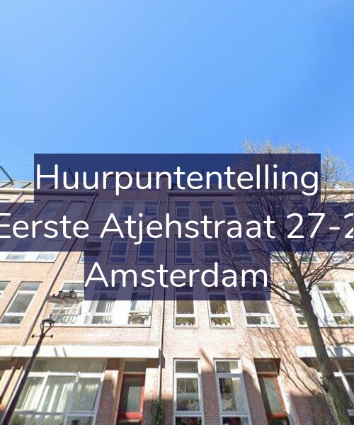 Foto gevel Huurpuntentelling voor Eerste Atjehstraat 27-2, Amsterdam