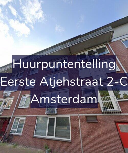 Foto gevel Huurpuntentelling voor Eerste Atjehstraat 2-C, Amsterdam