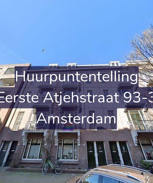 Foto gevel Huurpuntentelling voor Eerste Atjehstraat 93-3, Amsterdam