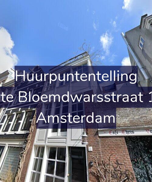 Foto gevel Huurpuntentelling voor Eerste Bloemdwarsstraat 11-1, Amsterdam