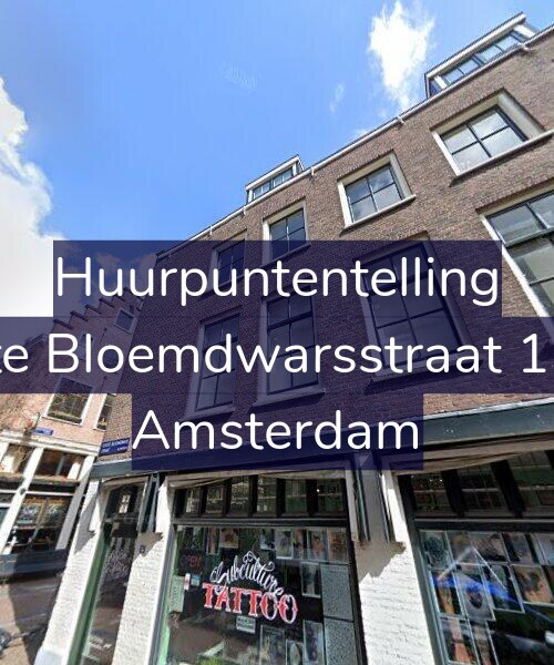 Foto gevel Huurpuntentelling voor Eerste Bloemdwarsstraat 13-A1, Amsterdam