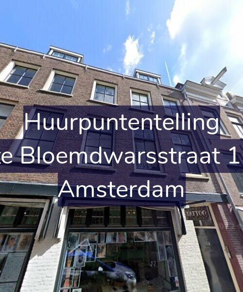 Foto gevel Huurpuntentelling voor Eerste Bloemdwarsstraat 13-A2, Amsterdam