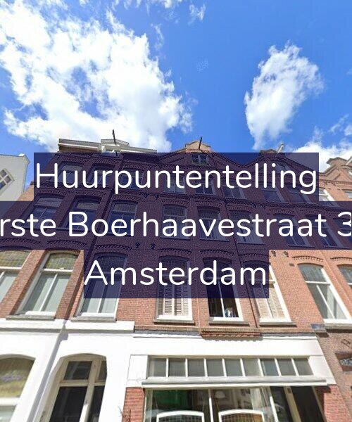 Foto gevel Huurpuntentelling voor Eerste Boerhaavestraat 3-3, Amsterdam