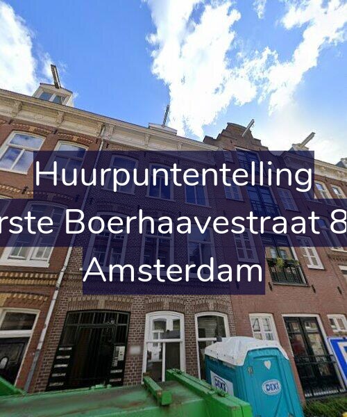Foto gevel Huurpuntentelling voor Eerste Boerhaavestraat 8-A, Amsterdam