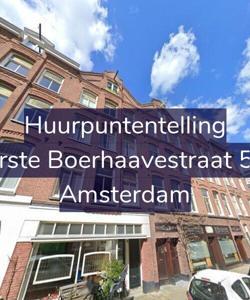 Foto gevel Huurpuntentelling voor Eerste Boerhaavestraat 5-1, Amsterdam