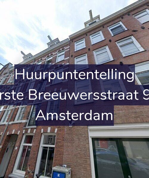 Foto gevel Huurpuntentelling voor Eerste Breeuwersstraat 9-4, Amsterdam